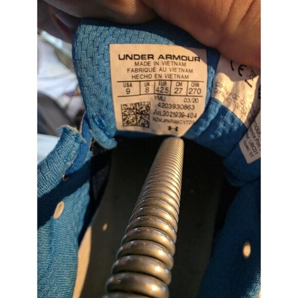 Under Armour Hovr Machina Running Shoes - Electric Blue Mens Size 9 - Picture 9 of 9